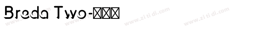 Breda Two字体转换